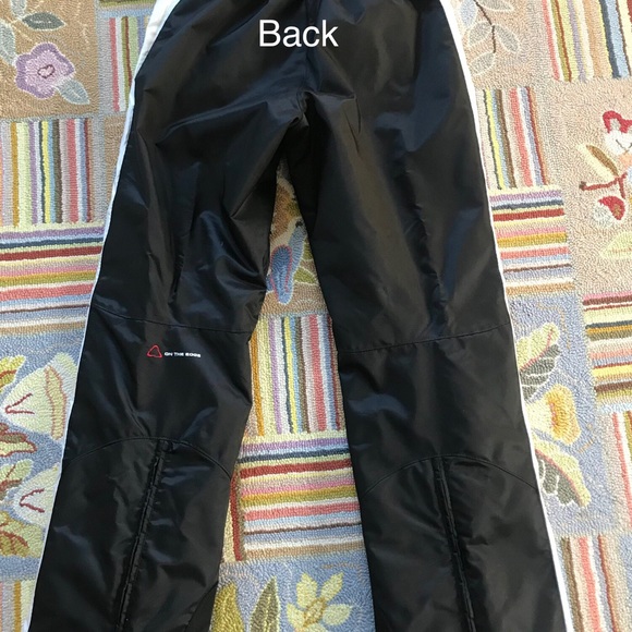 Women’s Ski Pants-On the Edge Black, Large - Picture 4 of 11